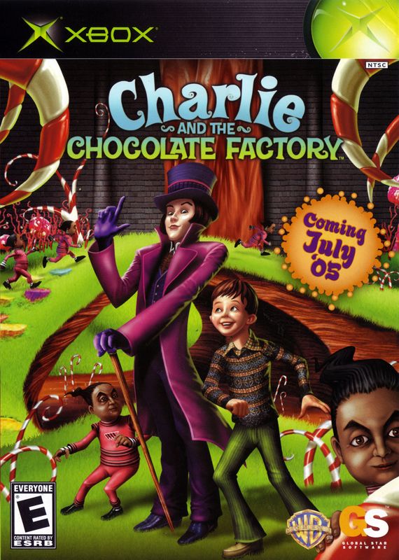 Charlie and the Chocolate Factory box art for Xbox